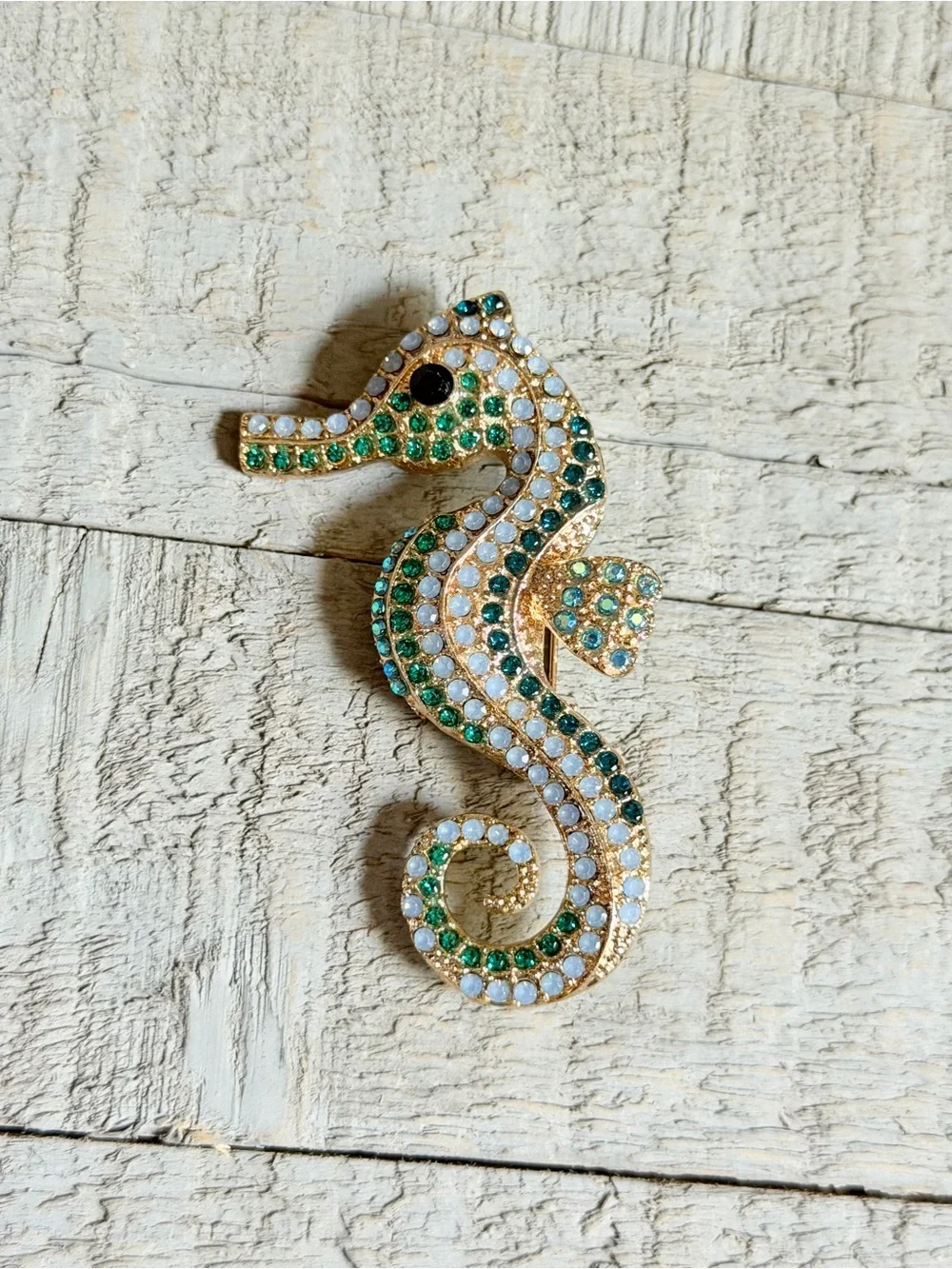 Nautical Lot of 4 Crystal Brooches